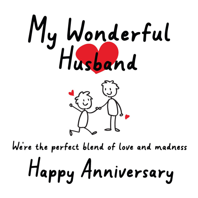 Husbands Anniversary Confetti-exploding Greetings Card