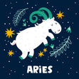 Aries Ram Star Sign Birthday Confetti-exploding Greetings Card