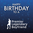 Premier League Boyfriend Football Birthday Confetti-exploding Greetings Card