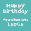 Happy Birthday You Ledge Confetti-exploding Greetings Card