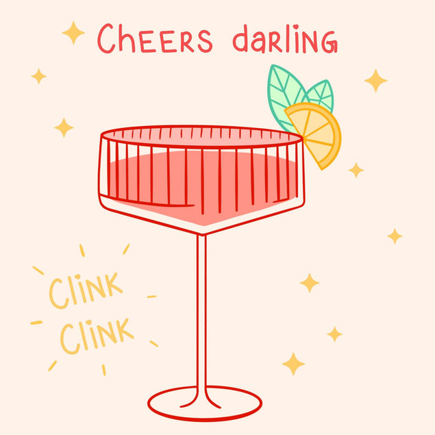 Cheers Darling Birthday Confetti-exploding Greetings Card