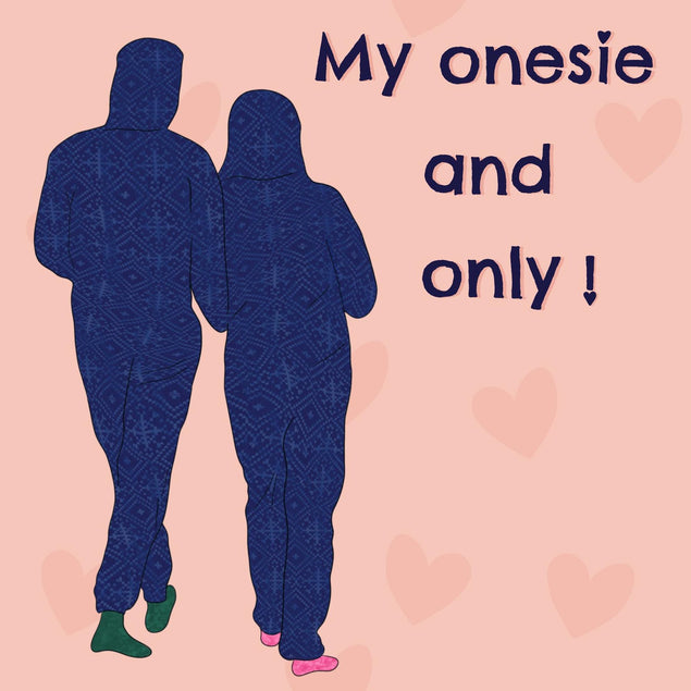 My Onesie And Only! Confetti-exploding Greetings Card