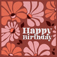 Happy Birthday Flowers Confetti-exploding Greetings Card