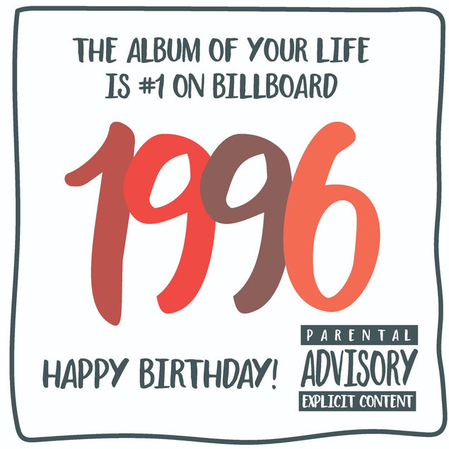 The Album Of your Life 1996 Birthday Confetti-exploding Greetings Card