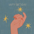 Happy Birthday Stars Confetti-exploding Greetings Card