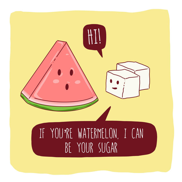 Watermelon Sugar Valentine's Confetti-exploding Greetings Card