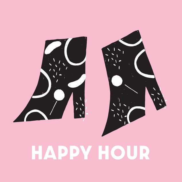 Happy Hour Confetti-exploding Greetings Card