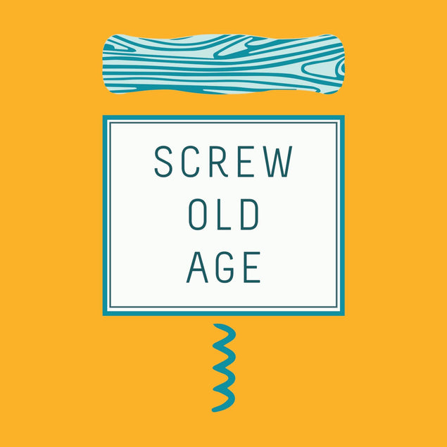 Screw Old Age Confetti-exploding Greetings Card