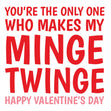 Minge Twinge Confetti-exploding Greetings Card