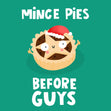 Mince Pies Before Guys Christmas Confetti-exploding Greetings Card