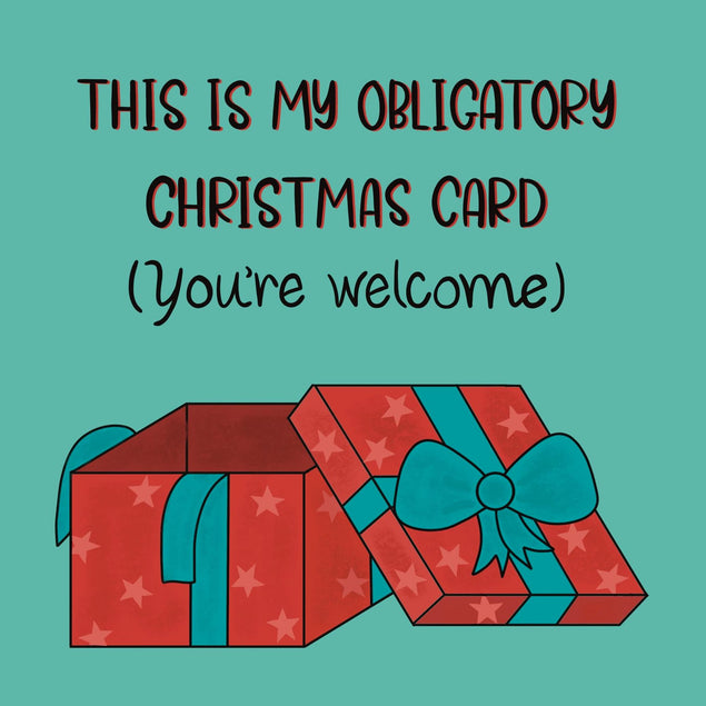 Obligatory Christmas Confetti-exploding Greetings Card