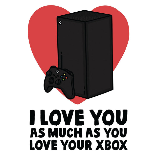 Love You As Much As Your Xbox Confetti-exploding Greetings Card