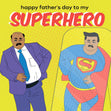 Father's Day Superhero 2 Confetti-exploding Greetings Card