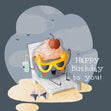 Chilling Cupcake Happy Birthday Confetti-exploding Greetings Card