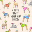 A Little Pawty Never Hurt Nobody Confetti-exploding Greetings Card