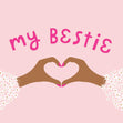 My Bestie Confetti-exploding Greetings Card