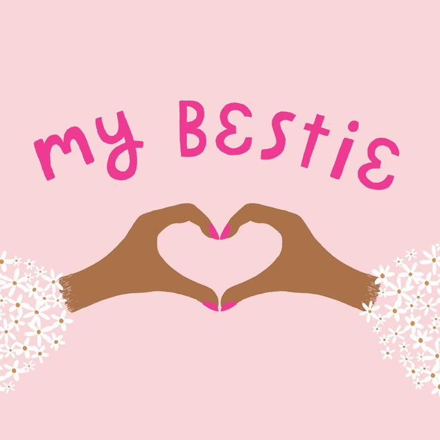 My Bestie Confetti-exploding Greetings Card