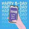 2009 Is The Best Year Birthday Confetti-exploding Greetings Card