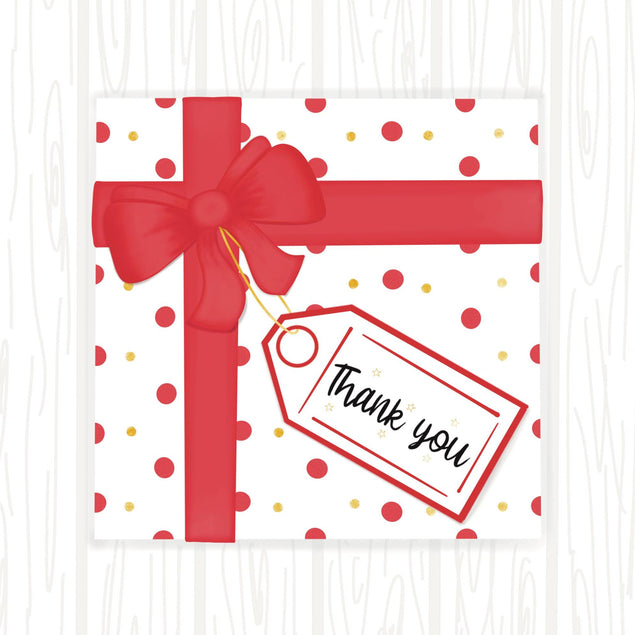 Thank You Gift Confetti-exploding Greetings Card