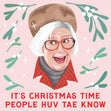 Isa Still Game Christmas Confetti-exploding Greetings Card
