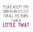 Please Accept This As An Apology Mother's Day Confetti-exploding Greetings Card