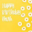 Daisies Mum Birthday Confetti-exploding Greetings Card