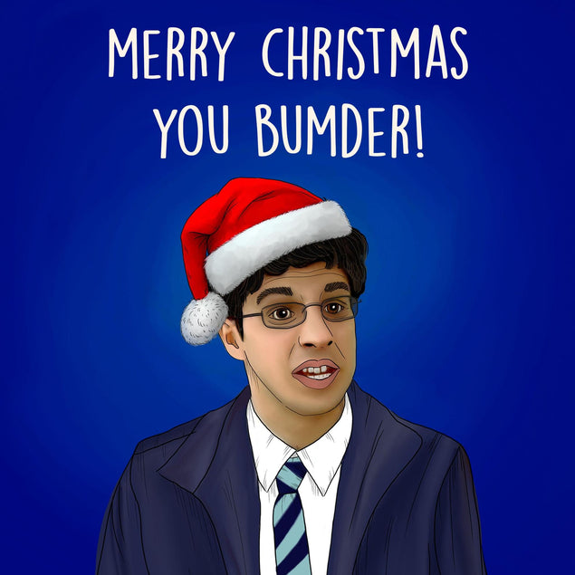 Merry Christmas You Bumder Confetti-exploding Greetings Card