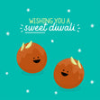 Sweet Diwali Gulab Jamun Confetti-exploding Greetings Card