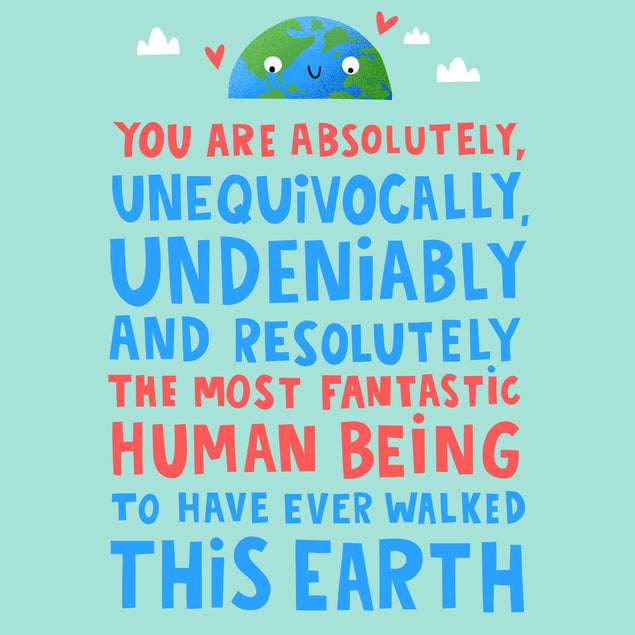 Fantastic Human Being Appreciation Confetti-exploding Greetings Card