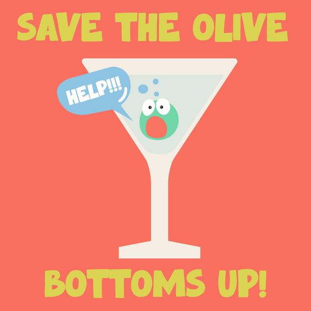 Save The Olive Confetti-exploding Greetings Card