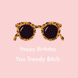 Trendy Bitch Confetti-exploding Greetings Card