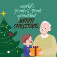 Merry Christmas World's Greatest Great Grandad Confetti-exploding Greetings Card