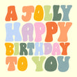 Jolly Birthday Confetti-exploding Greetings Card