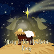 Glory To The Newborn King Christmas Confetti-exploding Greetings Card