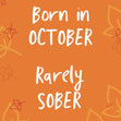 Born In October Birthday Confetti-exploding Greetings Card