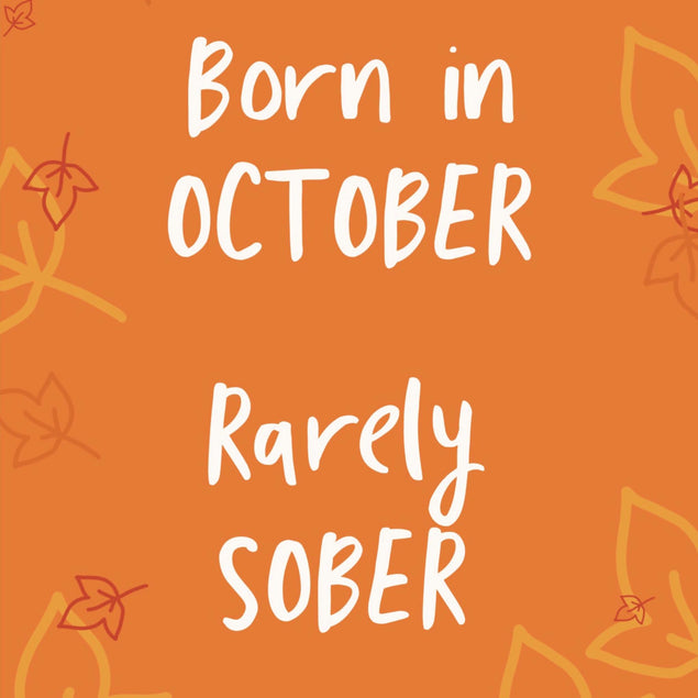 Born In October Birthday Confetti-exploding Greetings Card