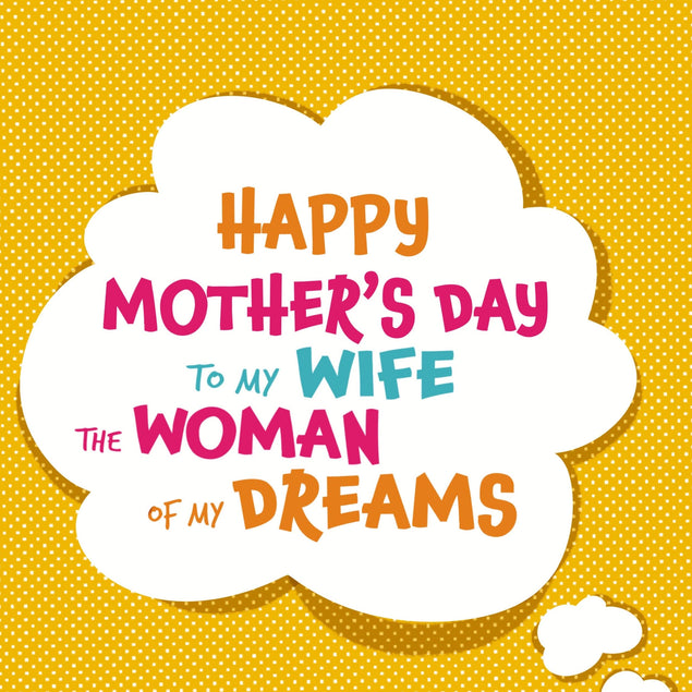 Happy Mother's Day To Woman Of My Dreams Confetti-exploding Greetings Card