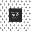 Minimalist Background Happy New Year Confetti-exploding Greetings Card
