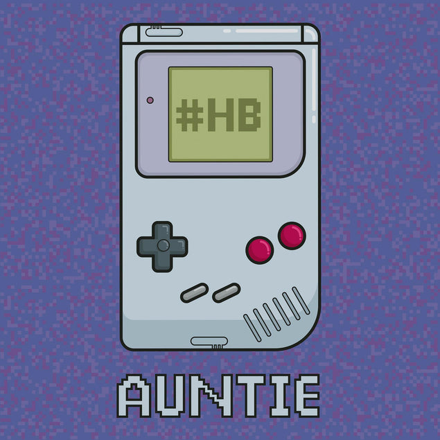 Retro Tetris Happy Birthday Auntie Confetti-exploding Greetings Card