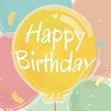 Happy Birthday Balloon Confetti-exploding Greetings Card