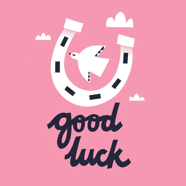 Good Luck Confetti-exploding Greetings Card