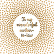 To My Wonderful Mother-In-Law Confetti-exploding Greetings Card