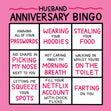 Happy Anniversary Husband Bingo Confetti-exploding Greetings Card