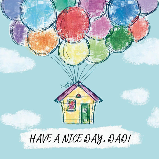 Have A Nice Day, Dad! Balloons Confetti-exploding Greetings Card