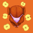 Sexy Turkey Happy Thanksgiving Day Confetti-exploding Greetings Card
