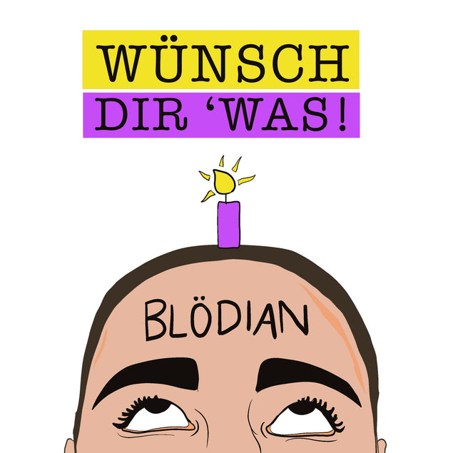 Candle Happy Birthday In German Confetti-exploding Greetings Card