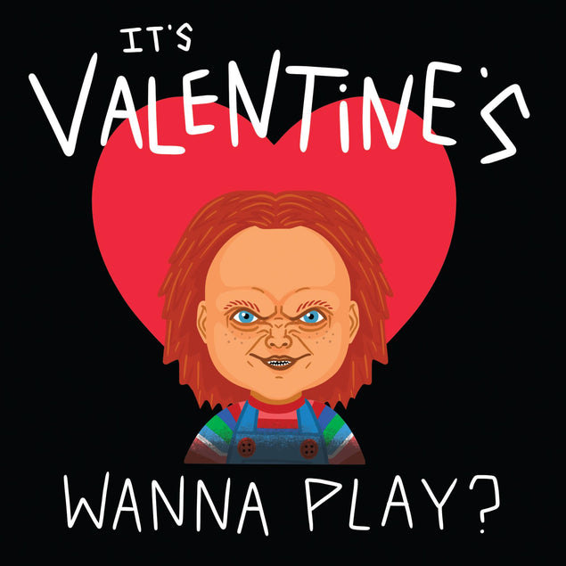 It's Valentine's Wanna Play? Chucky Confetti-exploding Greetings Card