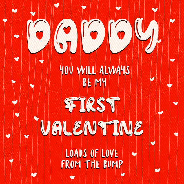 Happy Valentine's Day From The Bump Confetti-exploding Greetings Card