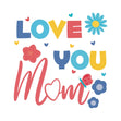 LOVE YOU MUM Confetti-exploding Greetings Card