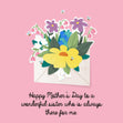 Flower Envelope Happy Mother's Day Sister Confetti-exploding Greetings Card